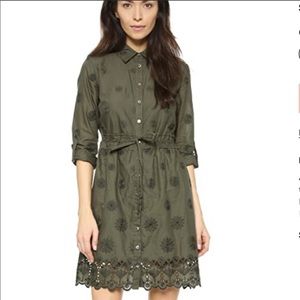 Diane Von Furstenberg Ivanka Eyelet Dress